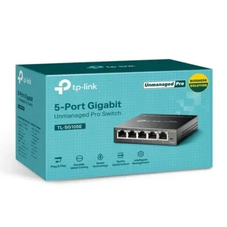 TP-Link TL-SG105E Easy Smart Switch 5 Puertos Gigabit